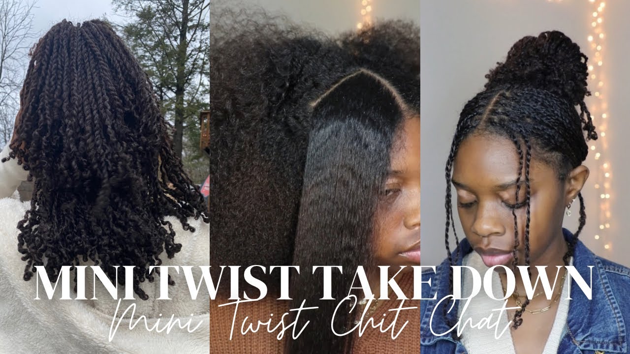 Mini Twist Take Down| Blowdried Mini Twist Chat| Uhlexsissss