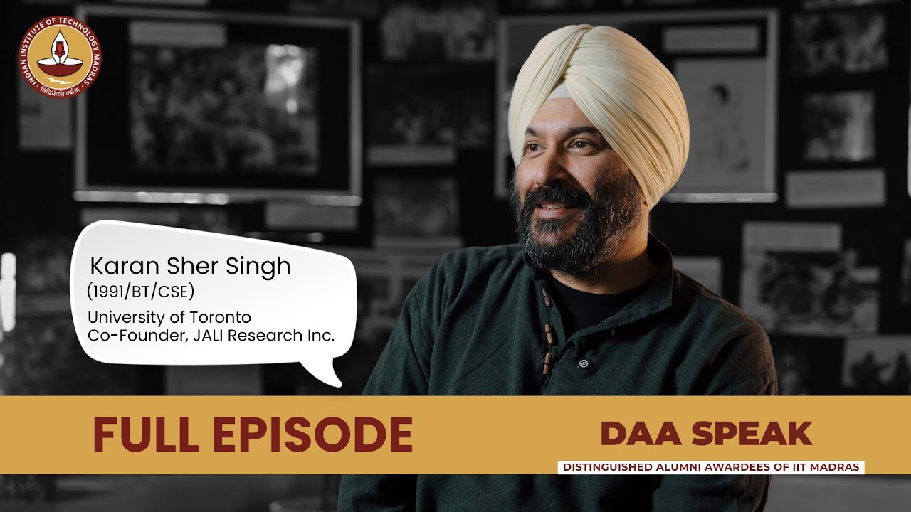 My Journey with Art and Computer Graphics | DAA -Karan Sher Singh | IIT Madras Alumnus