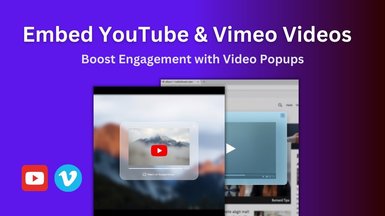 Divi Torque Video Modal &ndash; Embed YouTube & Vimeo Popups in Divi