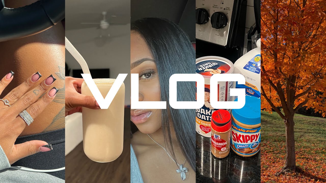 couple days in my life : nail appt, gym, new protein shake, clients, & more