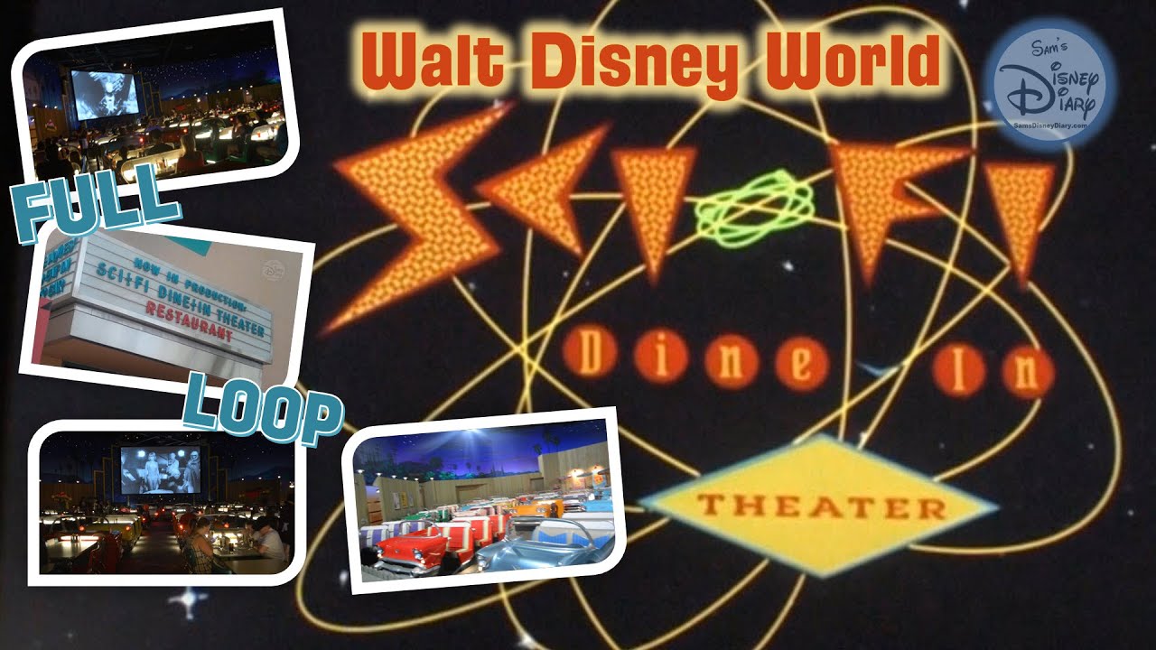 Walt Disney World | Sci-Fi Dine-In Theater | Restaurant FULL LOOP | Hollywood Studios | Background
