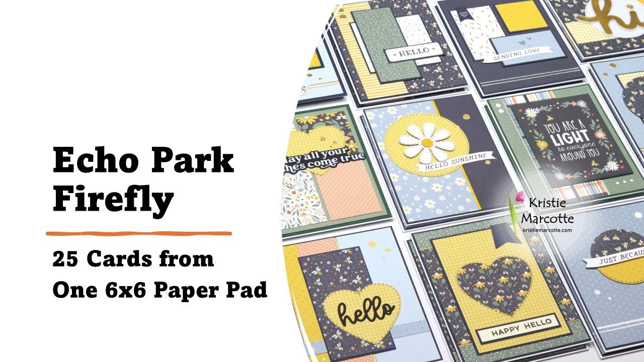 Echo Park | Firefly | 25 Cards from One 6x6 Paper Pad