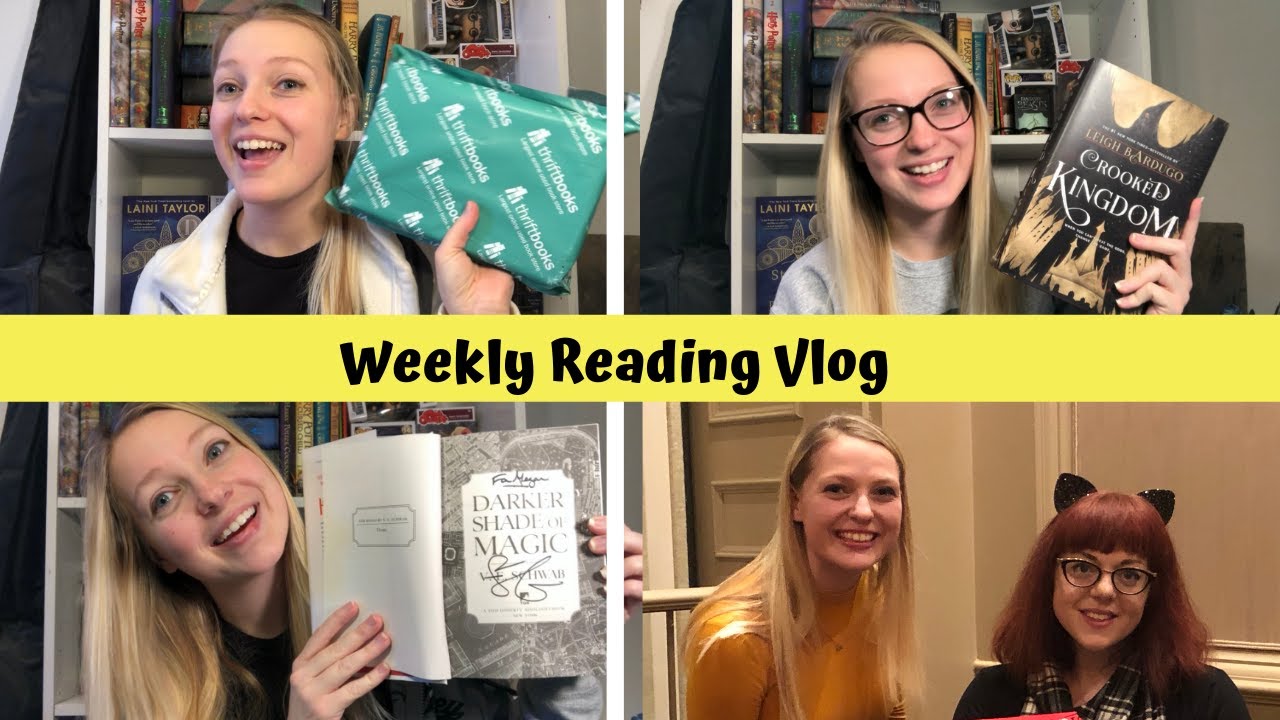 MEETING VE SCHWAB & BIRTHDAY HAUL || Weekly Reading Vlog || March 17-March 23