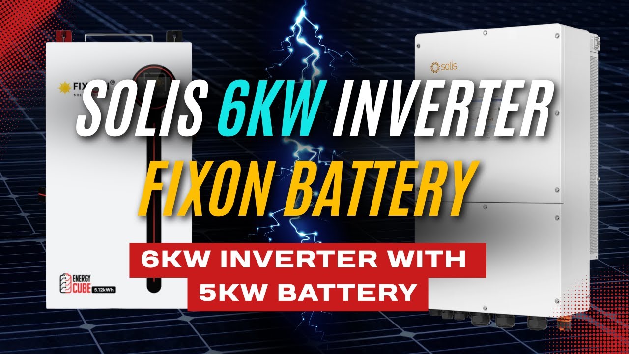 SOLIS 6KW INSTALLATION WITH 5KW FIXON LITHIUM BATTERY