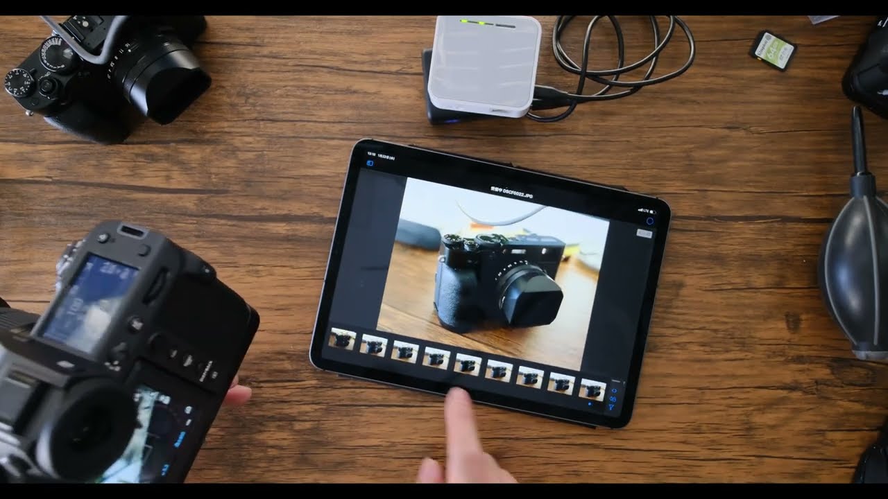209「Wireless Tethering GFX & ShutterSnitch on iPad 」