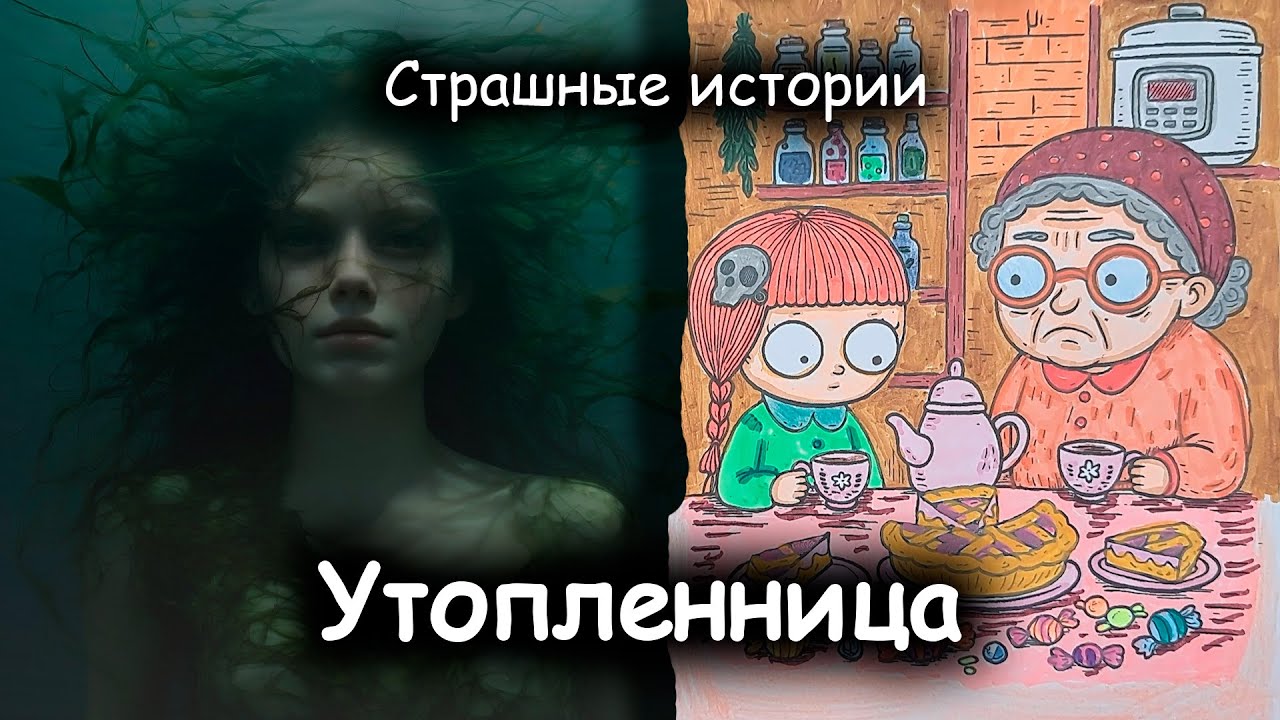 Страшная история + арт | Рассказ старухи. Утопленница 