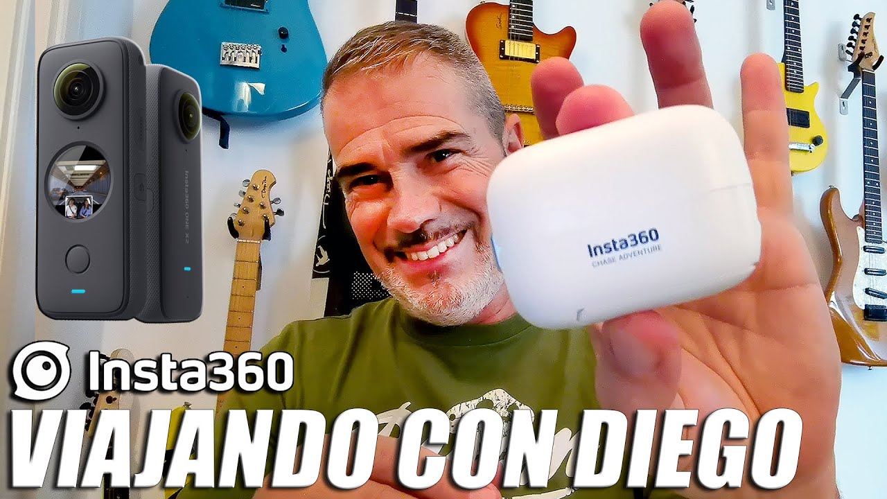 Insta360 en Viajando con Diego - cámaras ONE X2 y GO2