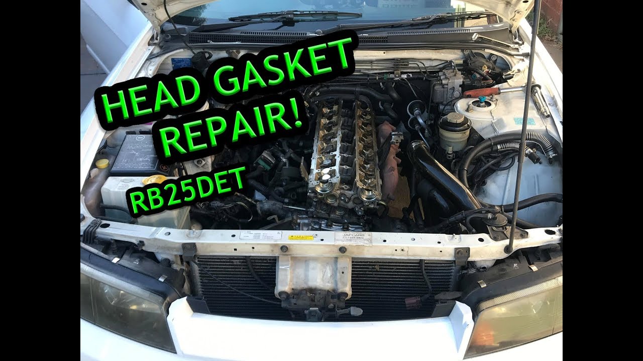 REMOVING RB25DET HEAD Blown Head Gasket