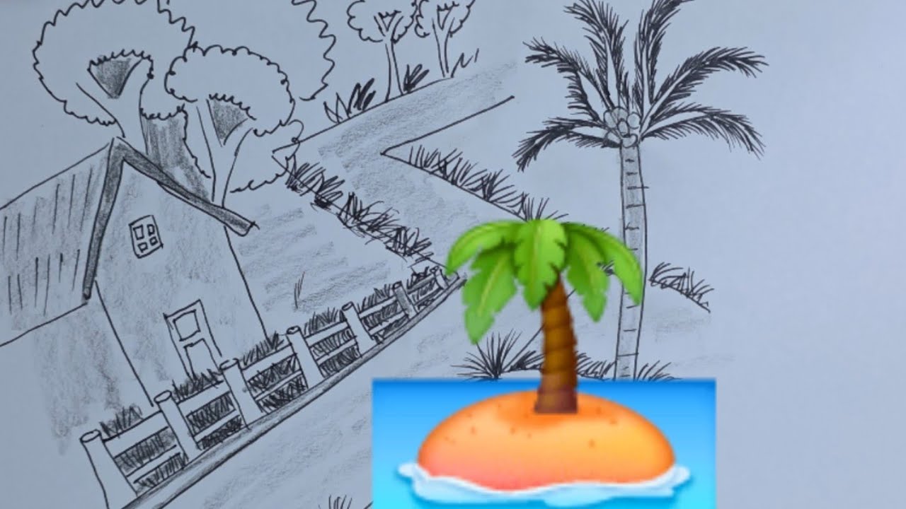 How to drawing amazing nature roads