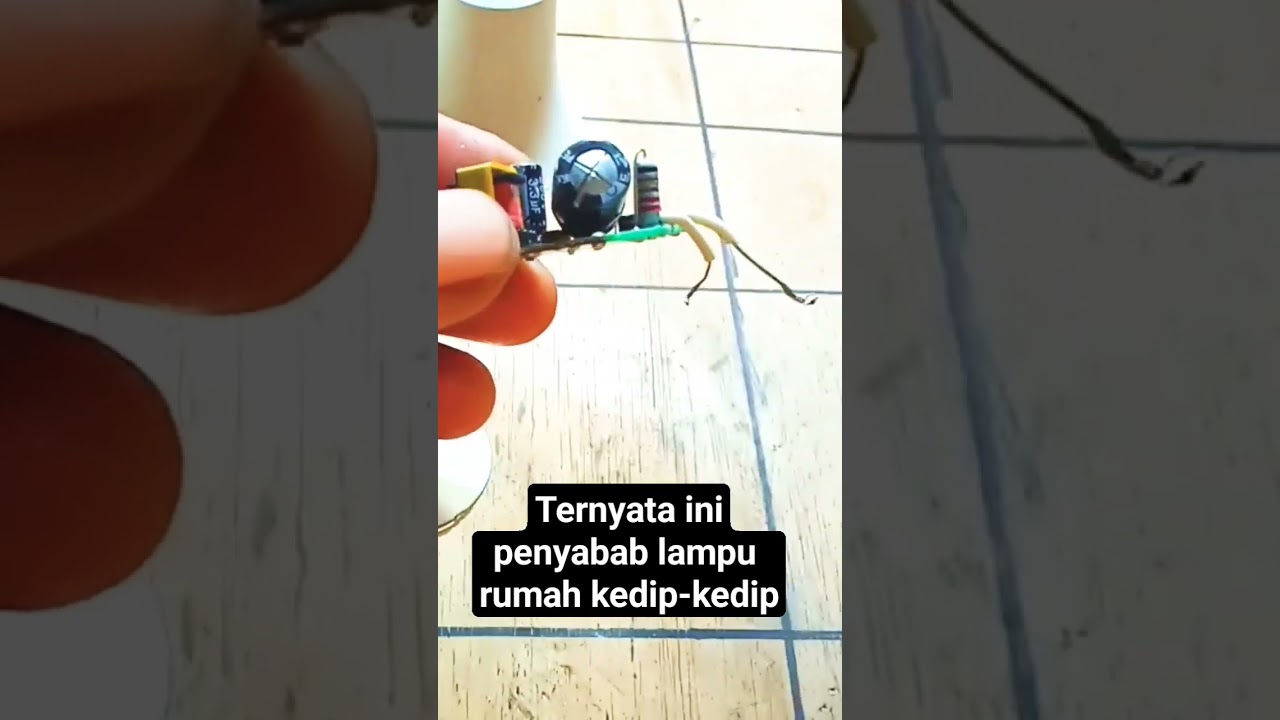 Cara memperbaiki lampu led berkedip-kedip #cara #lampuemergency #memperbaiki #lampuphilips #20watt