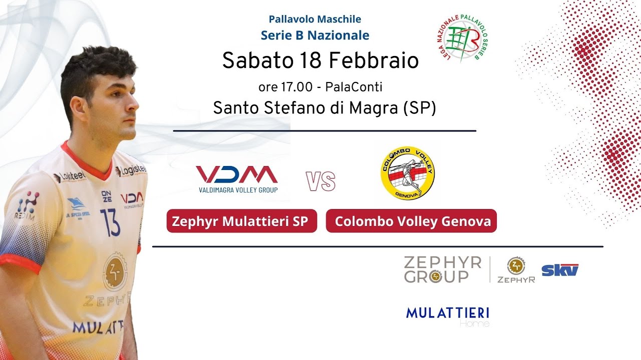 ZEPHYR MULATTIERI vs COLOMBO VOLLEY GENOVA
