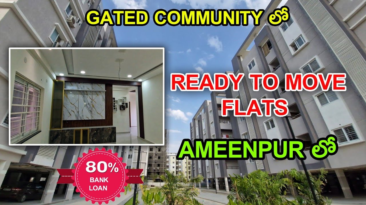 Ready to Move | Gated Community Flats for Sale in Ameenpur, Hyderabad