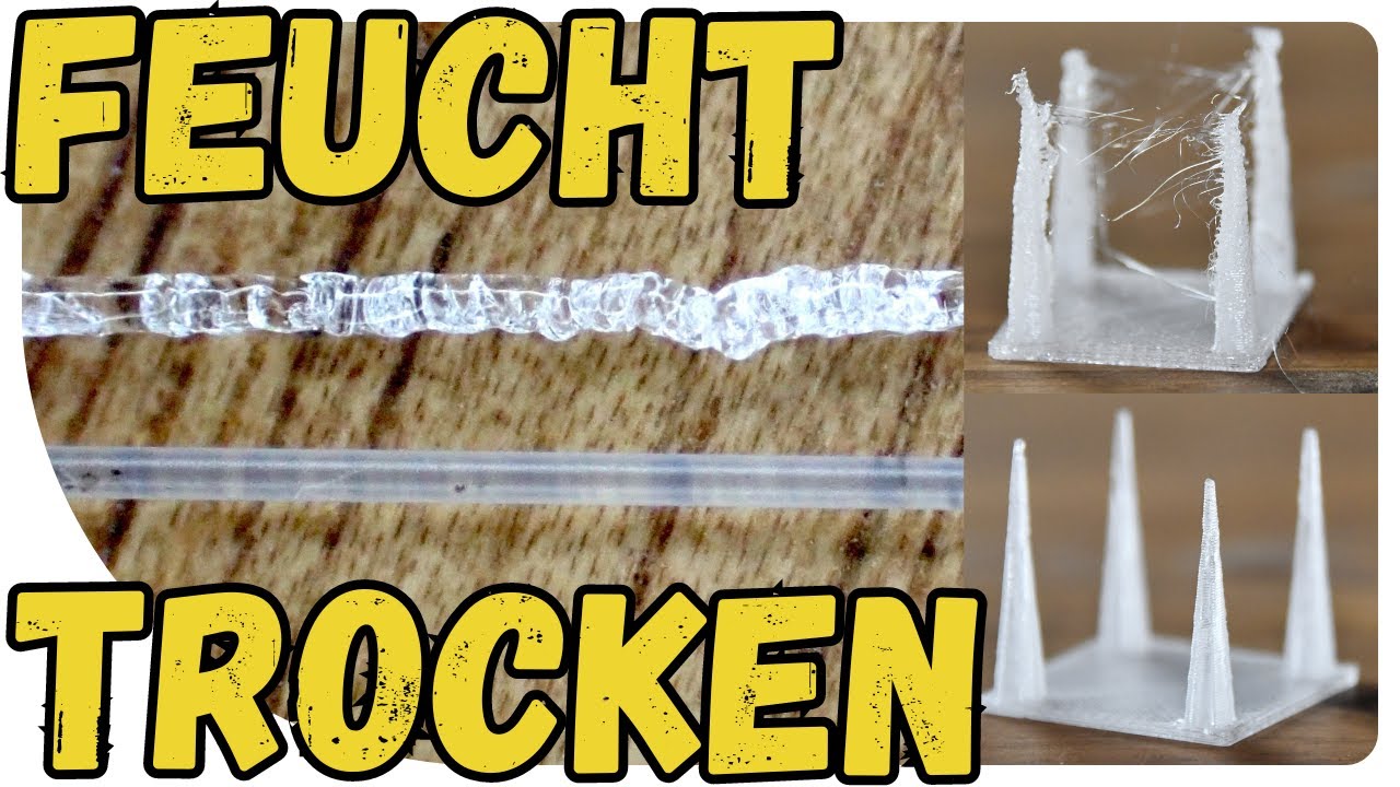Feuchtes Filament: Vermeidung, Symptome & Trocknung