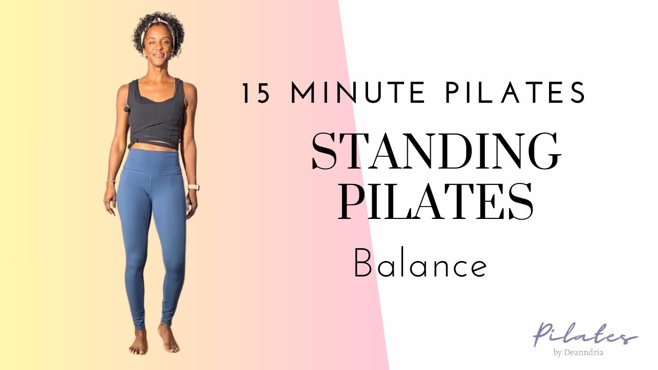 💫 15 Minute Standing Pilates / Pilates Balance Workout // Pilates No Equipment