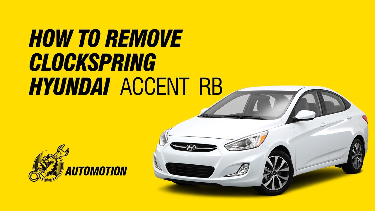 Hyundai  ACCENT CLOCKSPRING REMOVAL