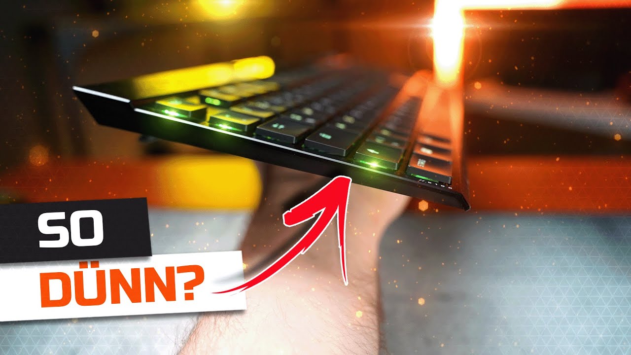 DÜNNSTE MECHANISCHE Gaming Tastatur der WELT! Corsair K100 Air Wireless