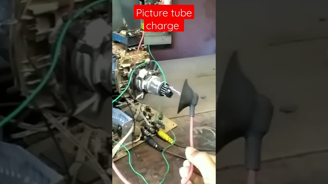 Picture tube charge bina charger. #short