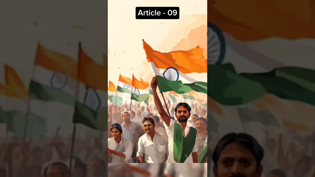 Article 9 of the Indian constitution ⚖️. #article9 #indianconstitution #generalknowledge
