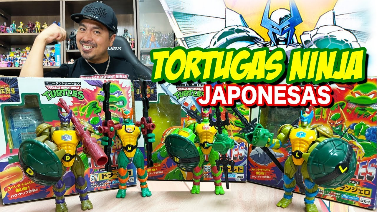 ENCONTRE A LAS TORTUGAS NINJA JAPONESAS DE TAKARA | SUPER TURTLES UNBOXING CON JAPAN GEEK