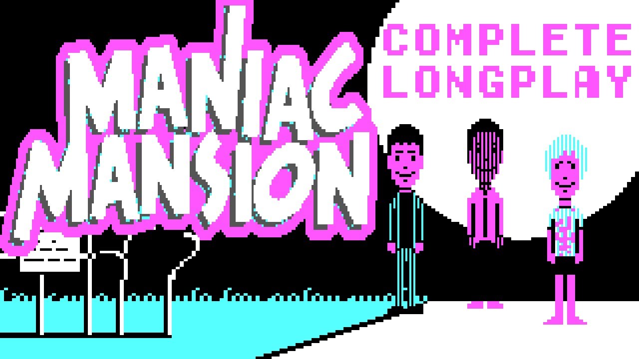 [MS DOS] Maniac Mansion (1987) Partida completa en CGA