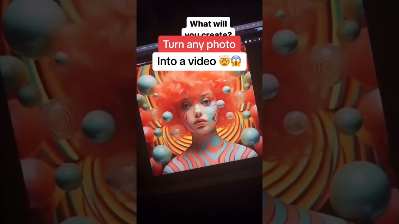 Turn any image into a video using AI #gen2 #shorts