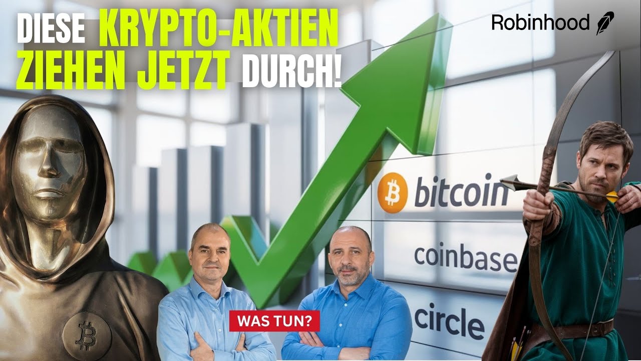 Startschuss f&uuml;r BTC &ndash; startet die Rally? RobinHood | Coinbase | Circle