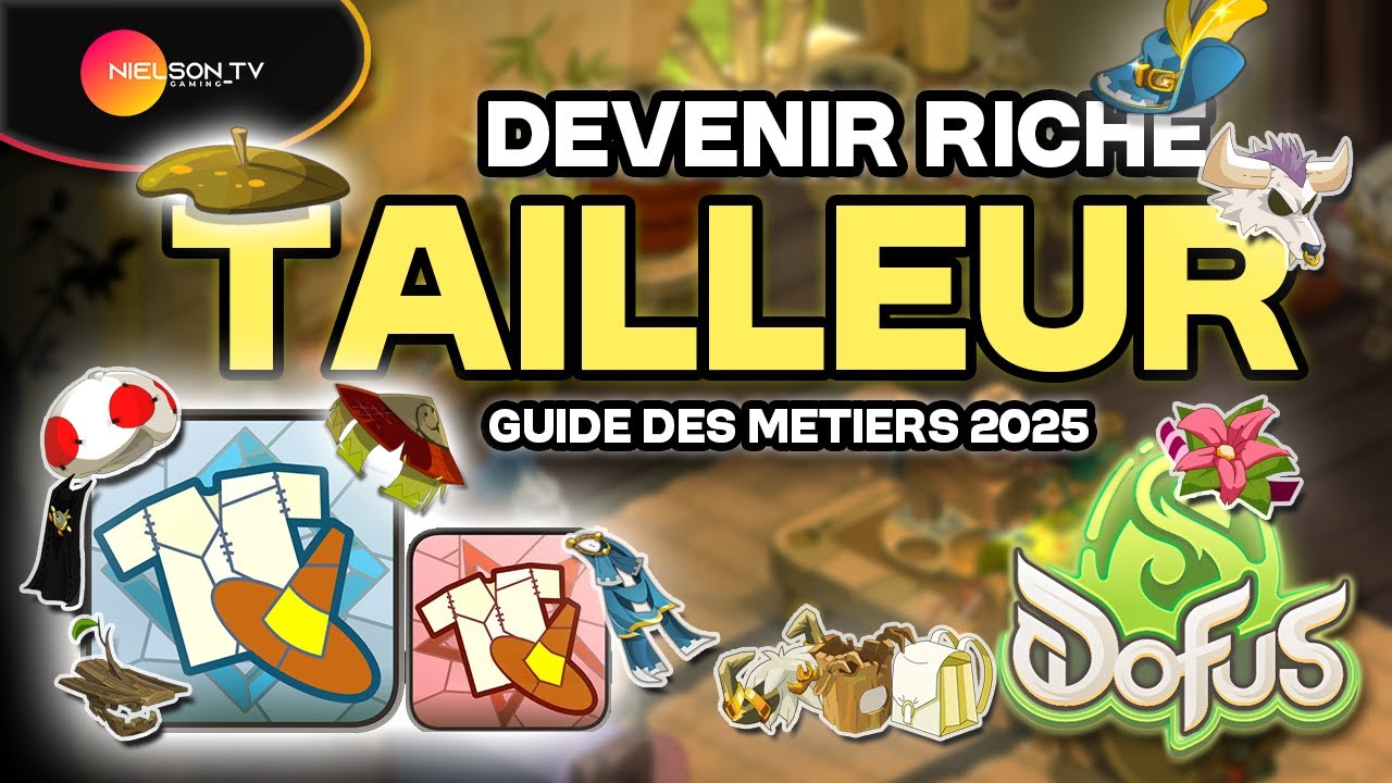 DOFUS - Devenir RICHE avec le Métier de TAILLEUR | Guide XP & Astuces Kamas 2024