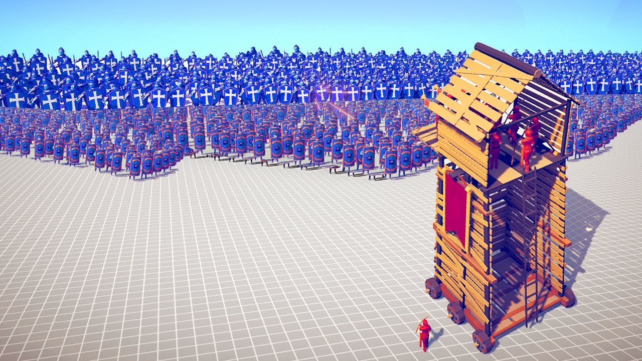 5x ARCHER TOWER 🔥 vs ⚔️ 200x MELEE UNITS ARMY / Totally Accurate Battle Simulator ( TABS )