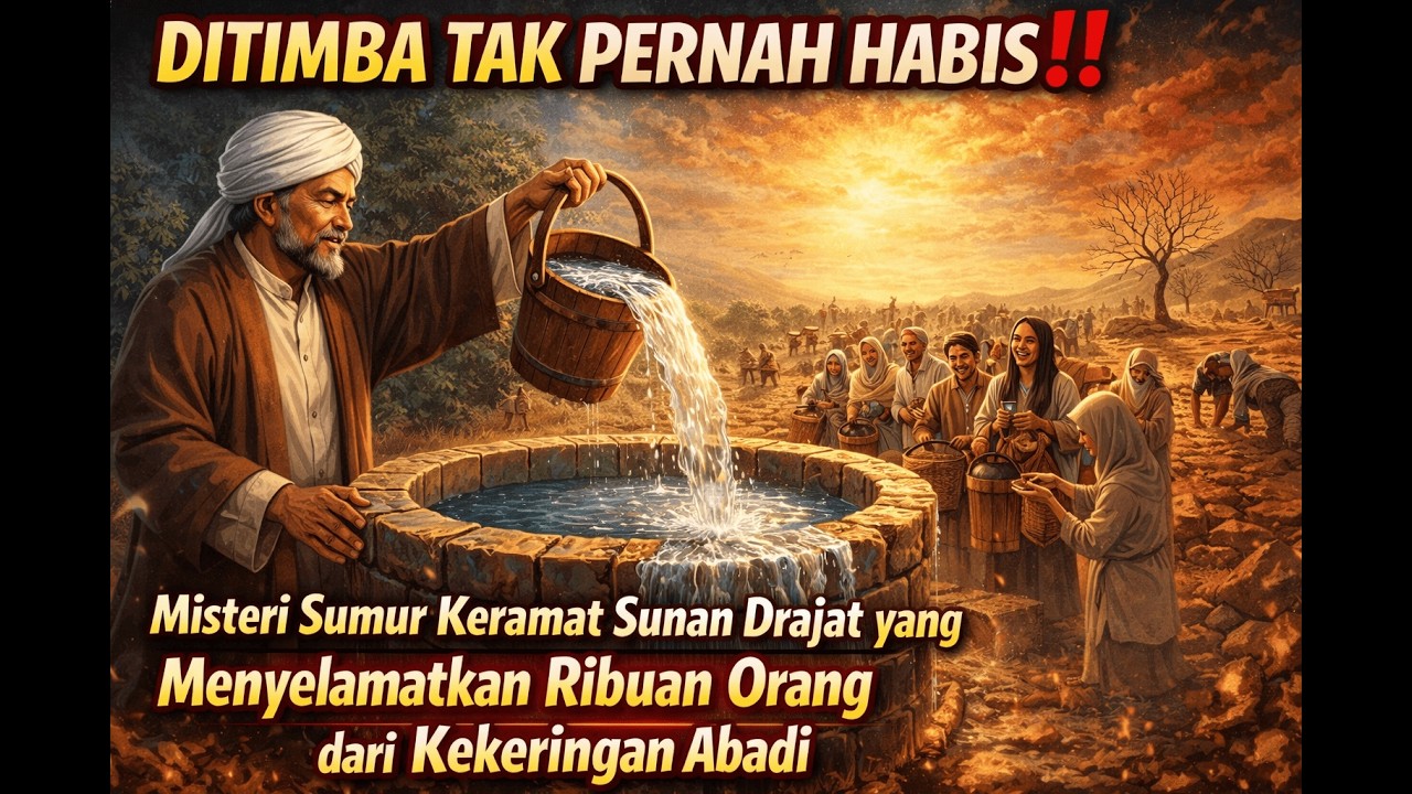 DITIMBA TAK PERNAH HABIS‼️ Misteri Sumur Keramat Sunan Drajat yang Menyelamatkan Ribuan Orang