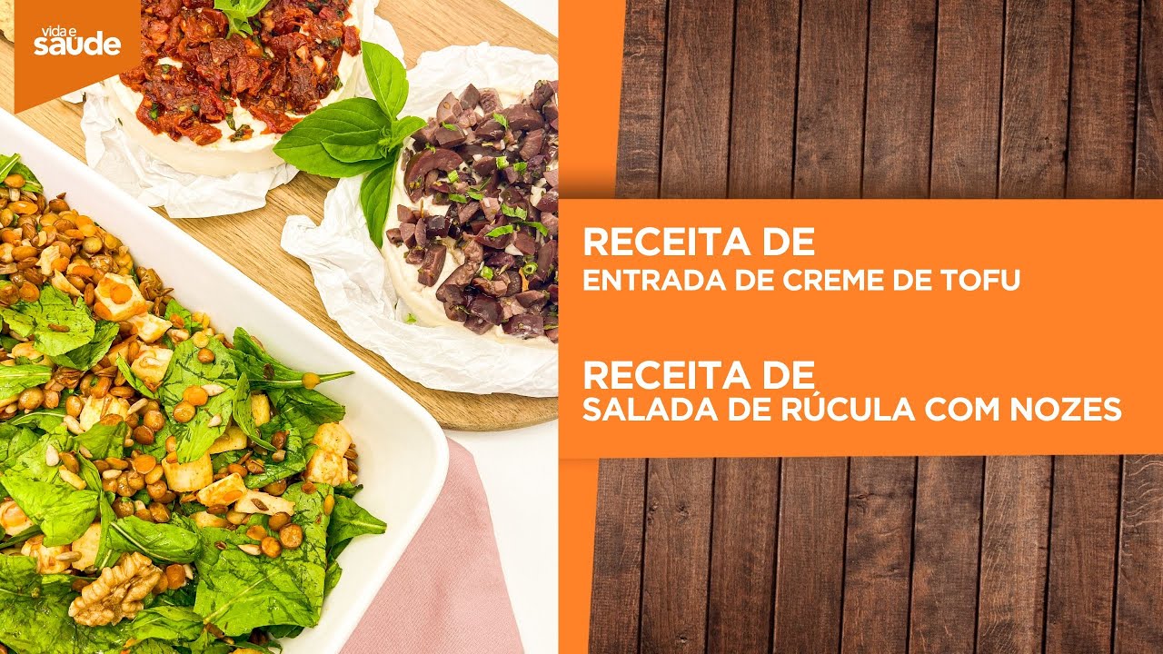 Terça na Cozinha: Especial Dia das Mães - Creme de tofu e salada de rúcula com nozes (06/05/25)