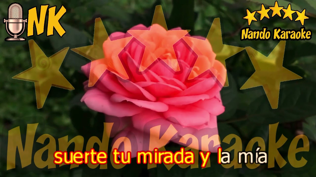 O QUIZÁS SIMPLEMENTE LE REGALE UNA ROSA - Leonardo Favio Karaoke