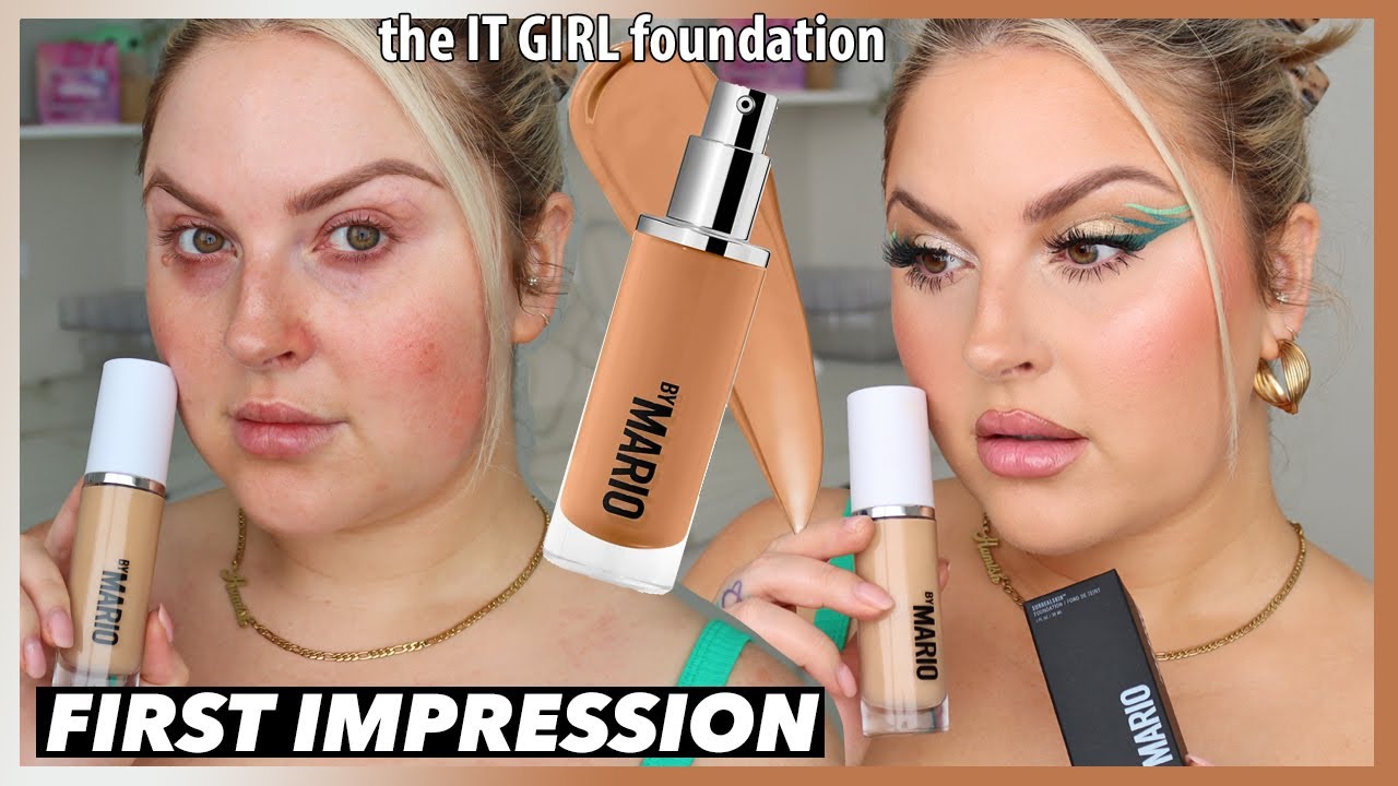is it really THAT good?? 🤔 MAKEUP BY MARIO SURREALSKIN™ FOUNDATION first impression review