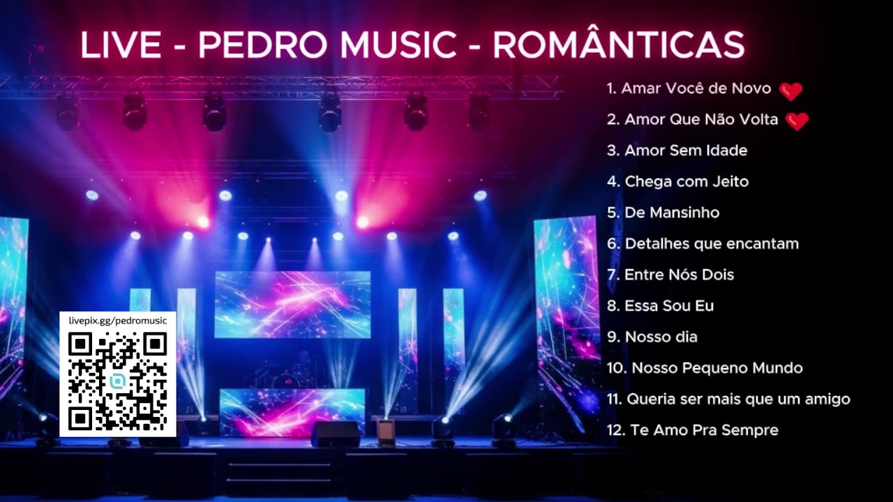 LIVE - PEDRO MUSIC: Românticas e Exclusivas