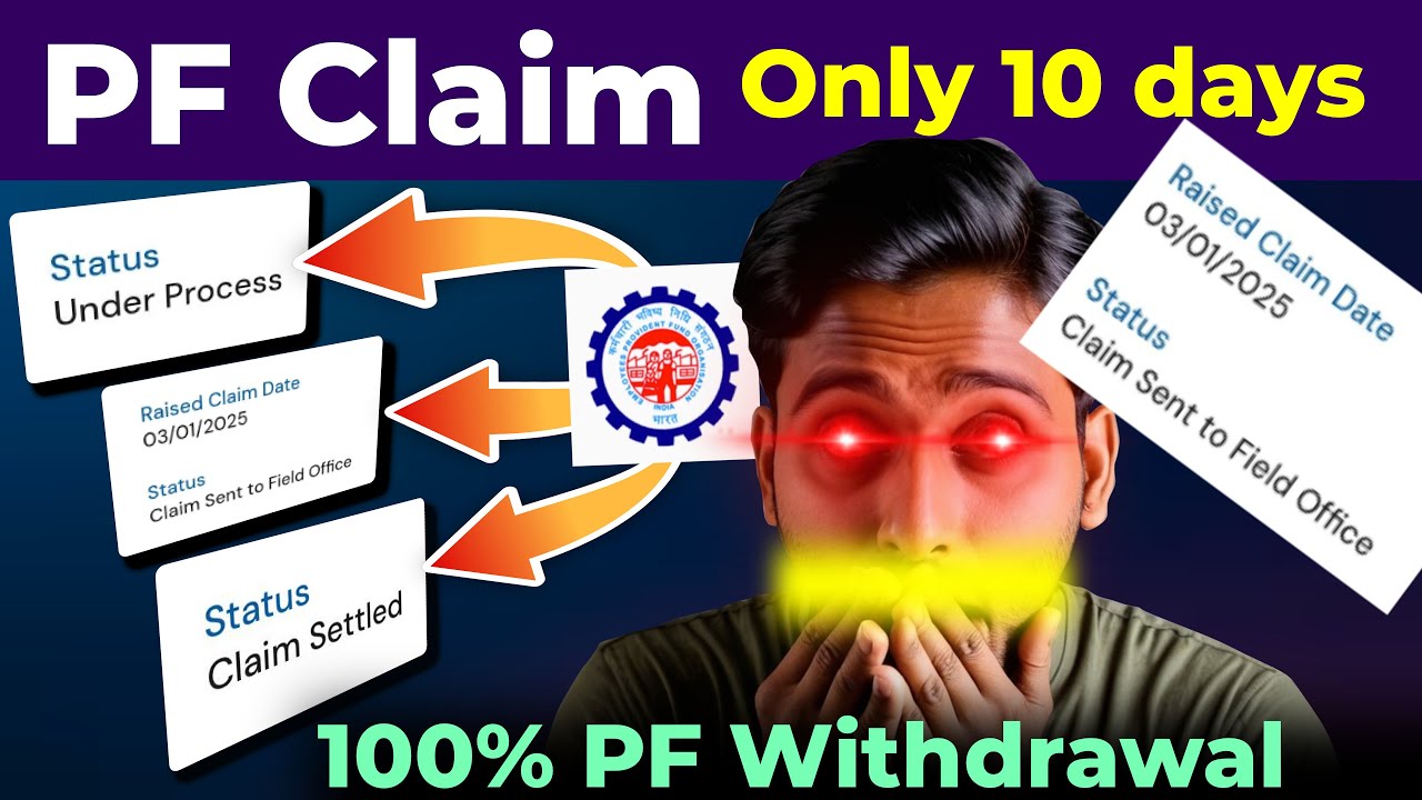 PF Claim Status : Under Process, Claim sent to field office, Claim Settled Ka Paisa Kab Tak Aayega