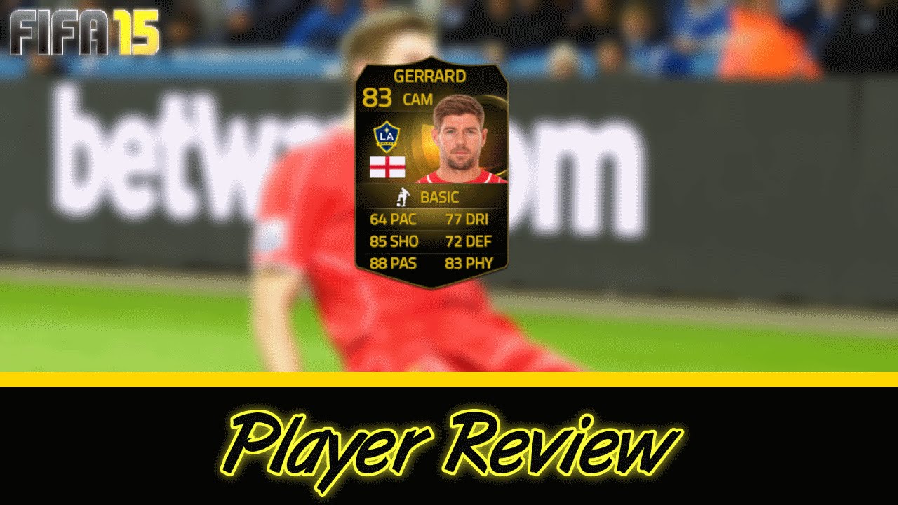 FIFA 15 Inform Steven Gerrard Review + Squad Builder