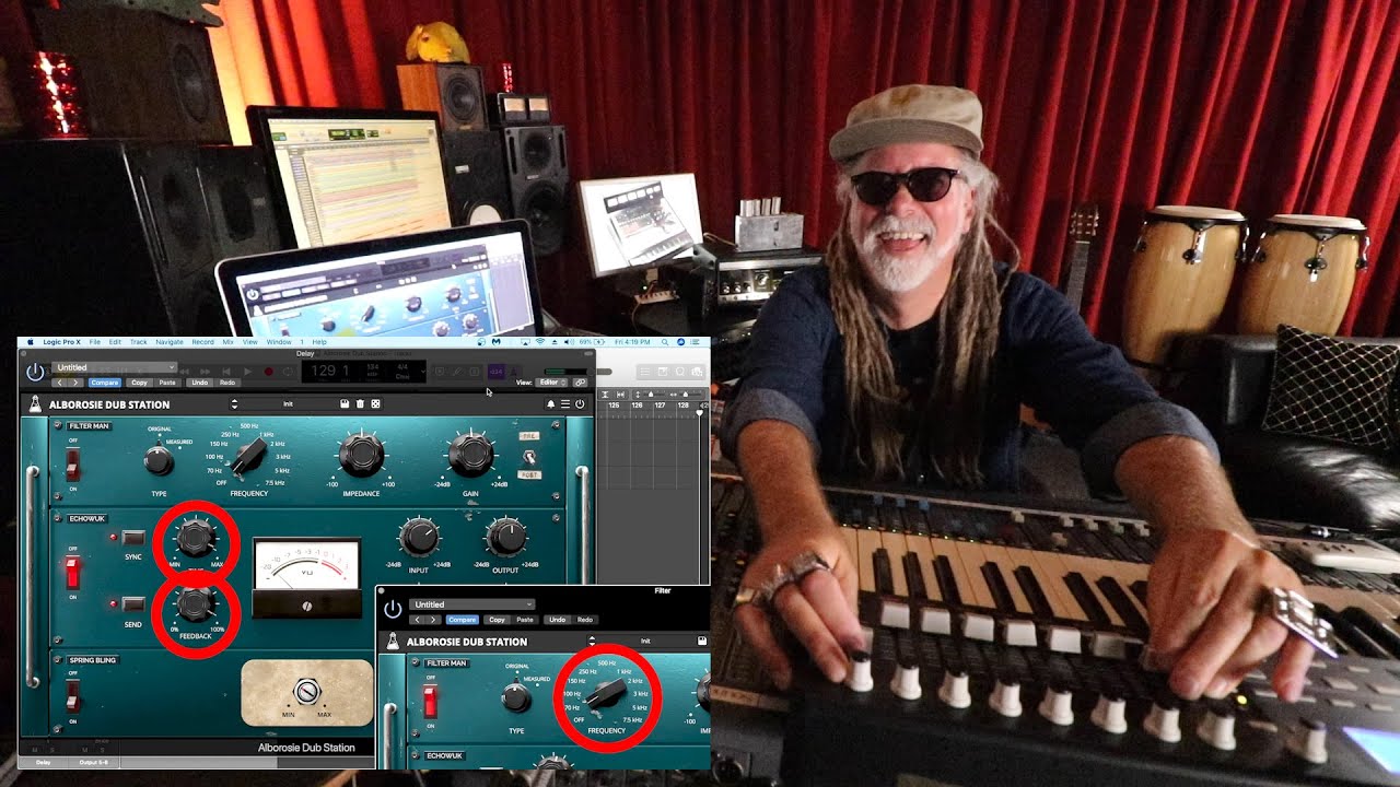 Alborosie Dub Station Audio Plugin Demo, music by the Roots Radics, produced by Andrew Diamond.