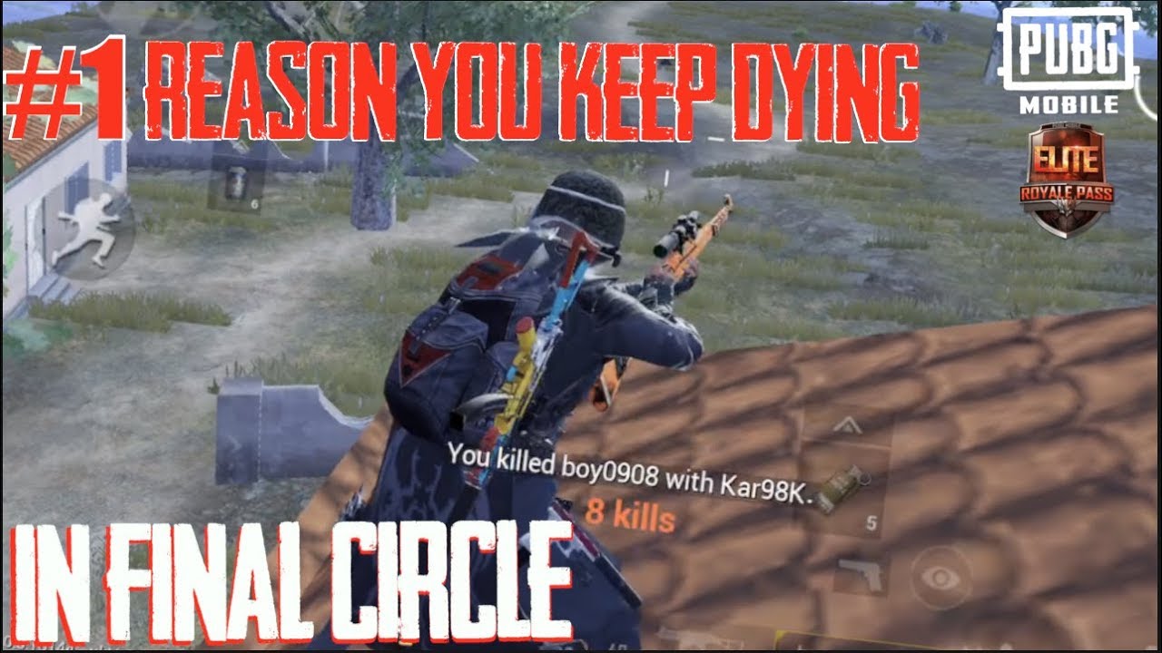 NUMBER 1 REASON YOU KEEP DYING IN FINAL CIRCLE PUBG MOBILE