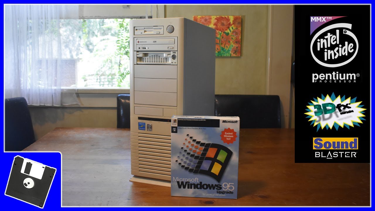 Building A Pentium 166MMX Gaming PC! 3dfx Voodoo 1 & Sound Blaster AWE 64