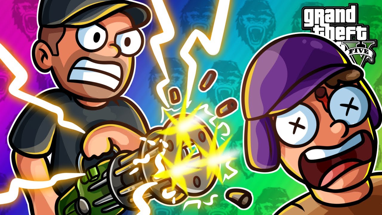 MINIGUN VS BROKOVNICE! (GTA ONLINE)