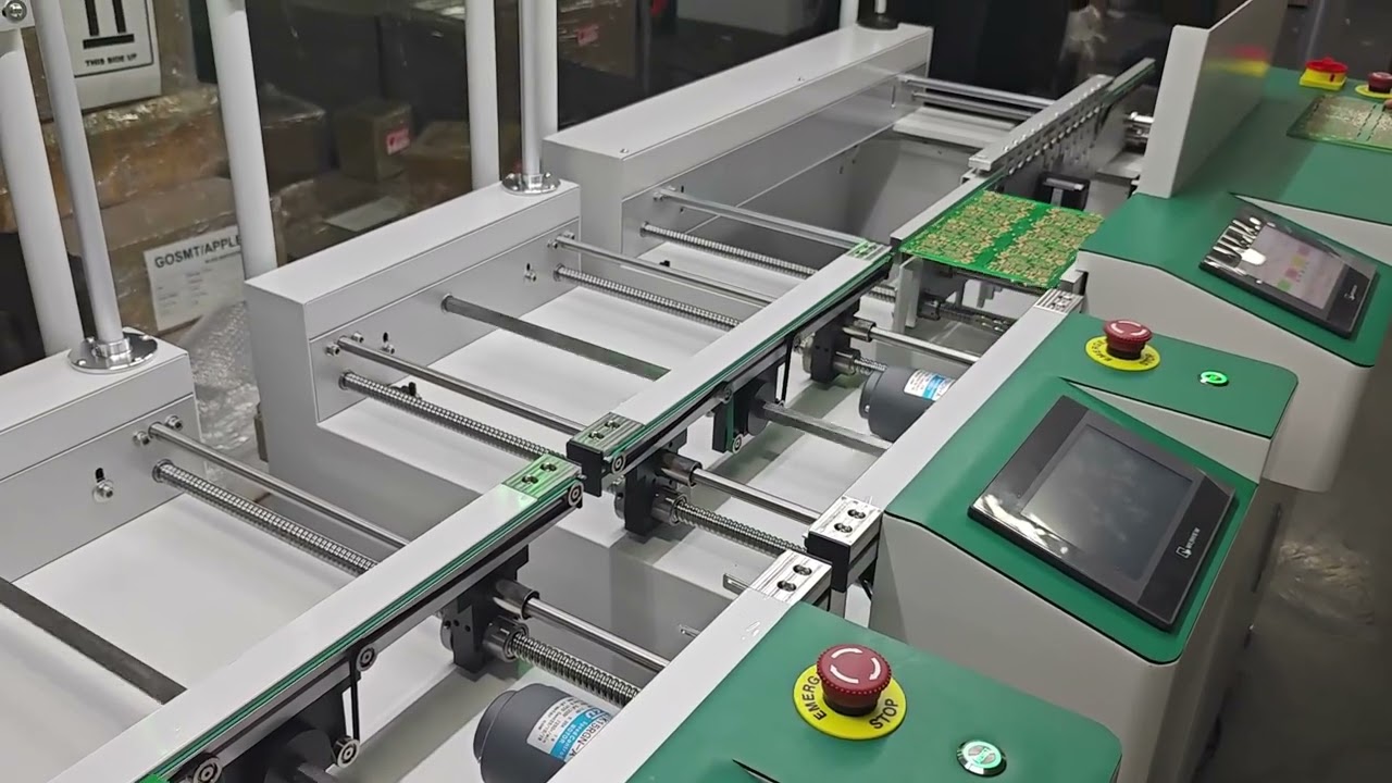 Automatic SMT PCB Conveyor Line with Magazine Loader and Reject Conveyor