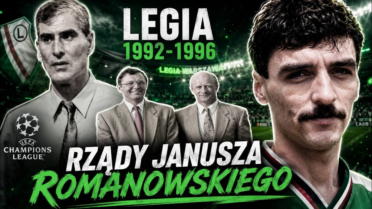 Legia 1992-1996 -  Rządy Janusza Romanowskiego