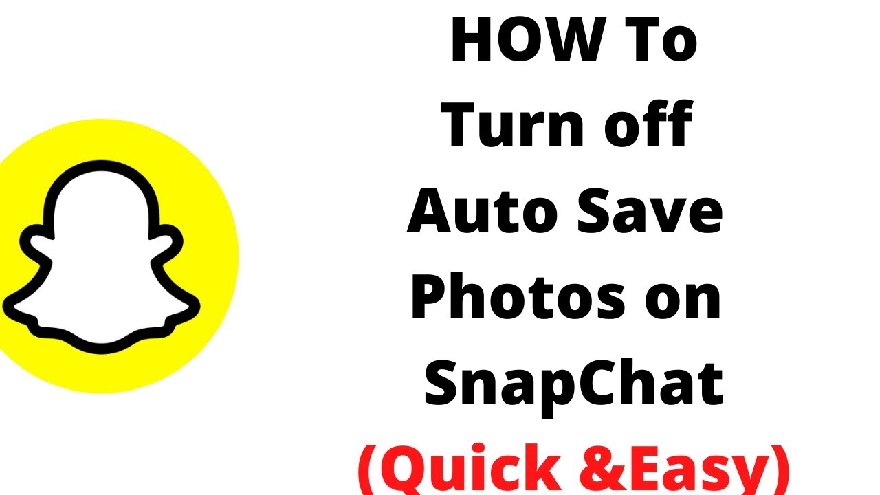 how to turn off auto save photos on snapchat