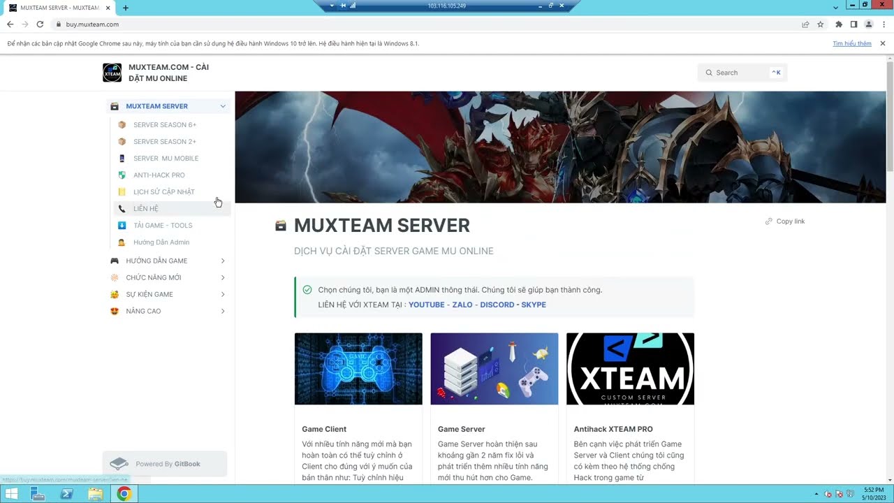 [MUXTEAM.COM] Hướng Dẫn Cài Đặt Server Mu Online Cơ Bản #muonline  #caidatmuonline