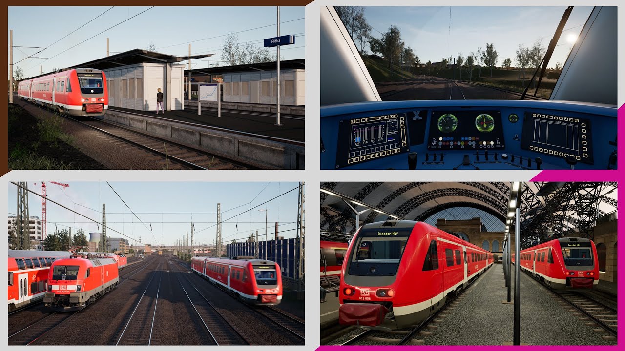 Driving the DB BR612 from Chemnitz to Dresden! ~ Train Sim World 2