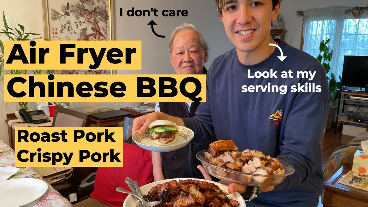 AIR FRYER CHINESE BBQ (Char Siu & Siu Yuk) ft. my Chinese Grandma