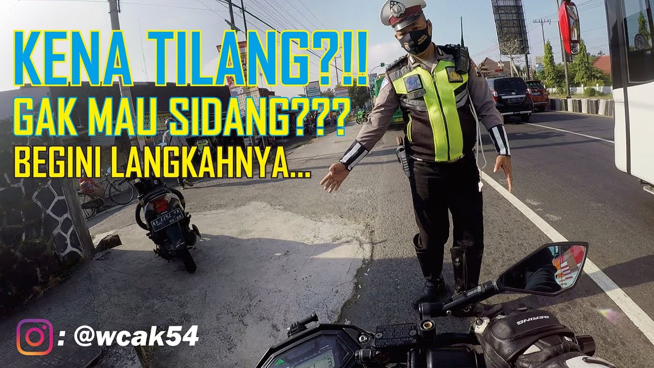 Kena Tilang?? Gak Mau Sidang?? Ini Langkahnya