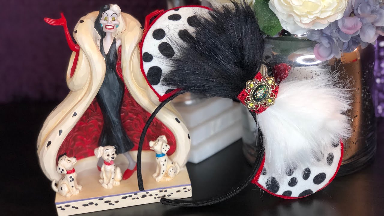 DIY: Cruella DeVil No Sew Minnie Ears