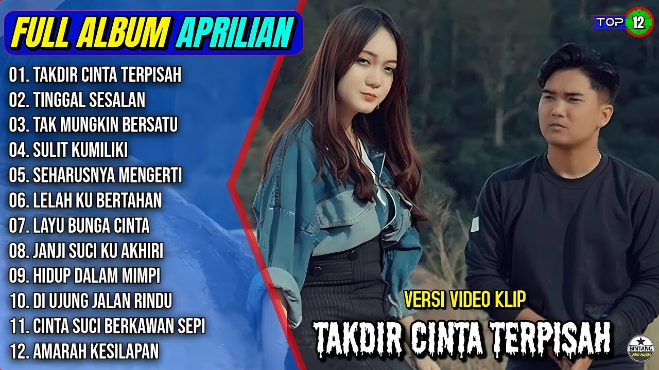 Aprilian Full Album || TAKDIR CINTA TERPISAH - TINGGAL SESALAN - Pop Melayu Terpopuler - On Trending