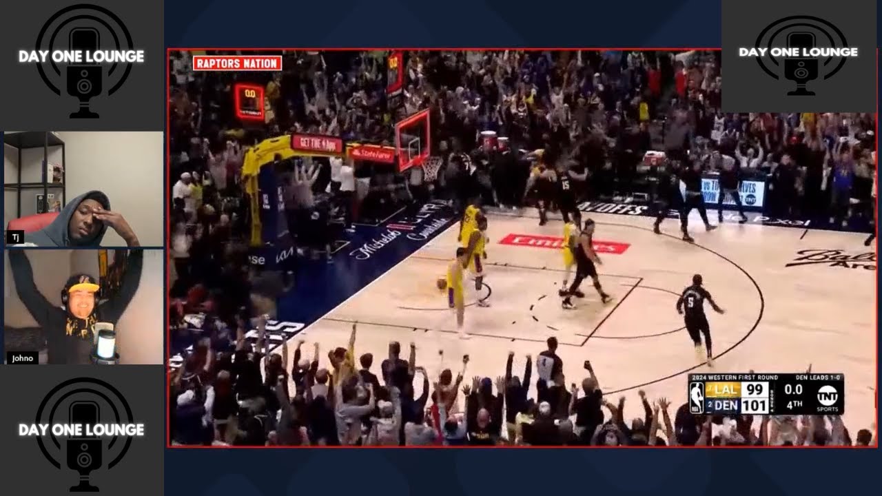 Lakers vs Nuggets Game 2 Angry Reaction (Jamal Murray Buzzer)