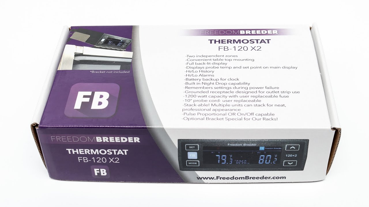 HOW TO PROGRAM YOUR FREEDOM BREEDER THERMOSTAT